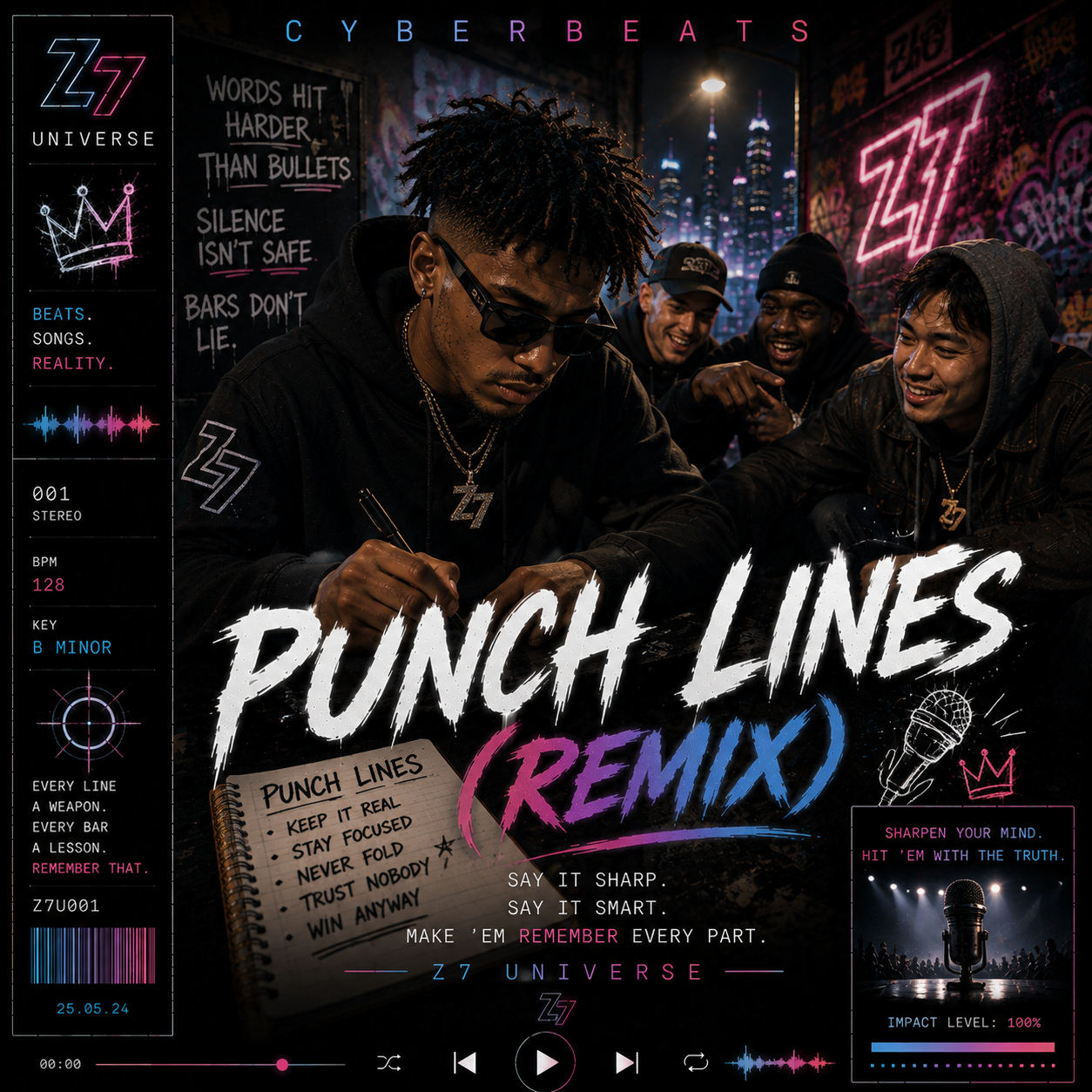 Punch Lines (Remix) cover